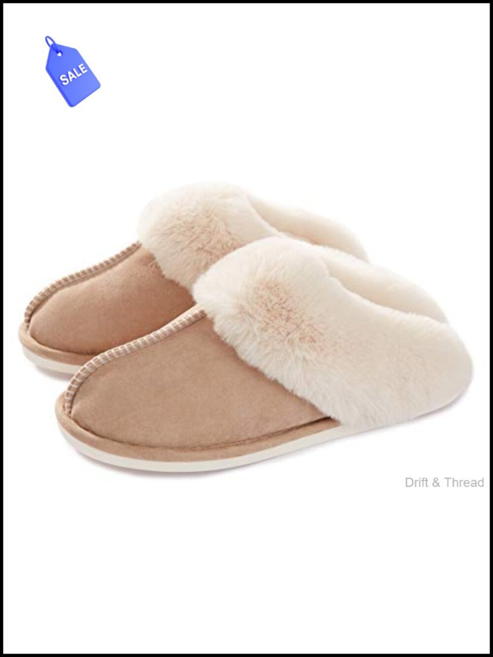 Womens Fuzzy Memory Foam Slippers Cozy Warm Indoor House Shoes